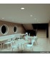 Downlight de LEDs Circular de LEDs con Cristal Ø200mm 18W 1500Lm 30.000H