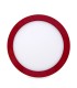 Plafón de Techo de LEDs Circular de Superficie Ø215mm 18W 1450Lm 30.000H Color Rojo