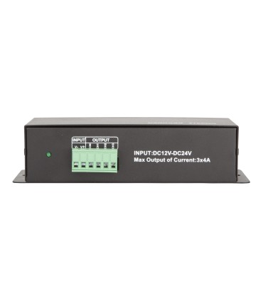 Controlador DMX512 RGB 12/24VDC 3 Canales 8A Hasta 288/576W