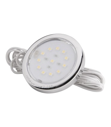 Juego de 4 Luces Circulares LED para Armarios con Transformador