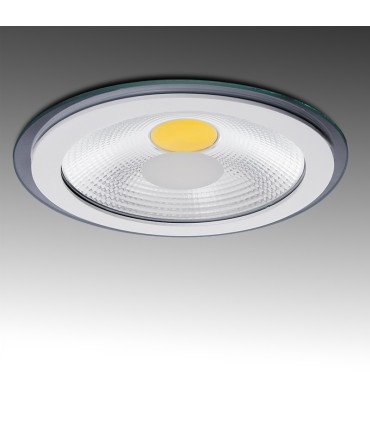 Downlight de LEDs Circular COB con Cristal Ø197mm 15W 1200Lm 30.000H