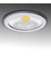 Downlight de LEDs Circular COB con Cristal Ø197mm 15W 1200Lm 30.000H