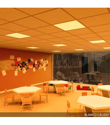 Panel de LEDs Marco Blanco 595x595x12mm 36W 2380Lm 30.000H