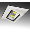 Foco Downlight de LEDs Rectangular Basculante COB 40W 3600Lm 30.000H