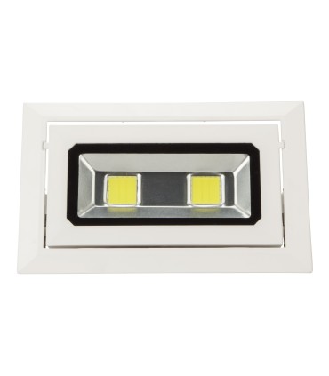 Foco Downlight de LEDs Rectangular Basculante COB 40W 3600Lm 30.000H