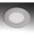 Placa de LEDs Circular Marco Plateado 90mm 3W 230Lm 30.000H