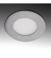 Placa de LEDs Circular Marco Plateado 90mm 3W 230Lm 30.000H