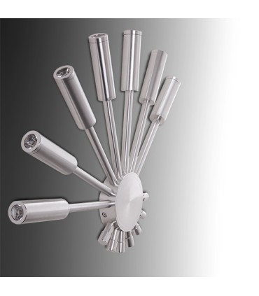 Aplique Mini de Pared 7 LEDs 7W 630Lm 30.000H