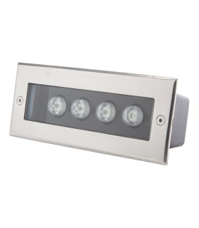 Foco de LEDS para Empotrar Rectangular IP67 4W 360Lm 30.000H