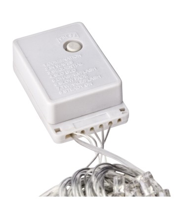 Guirnalda de 100 LEDs IP44 220V 10 Metros Blanco Cálido