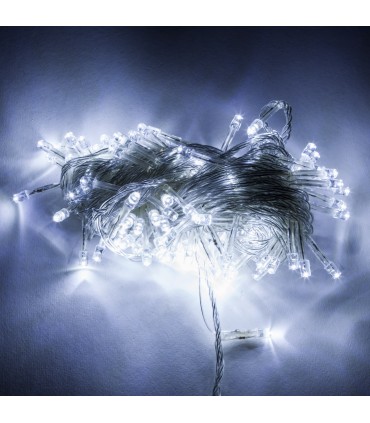 Guirnalda de 100 LEDs IP44 220V 10 Metros Blanco Frío