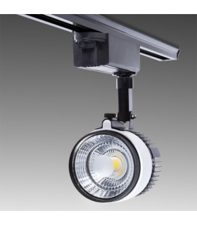 Foco de LEDs para Carril COB 20W 1800Lm 30.000H