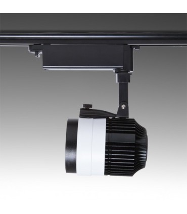 Foco de LEDs para Carril COB 20W 1800Lm 30.000H