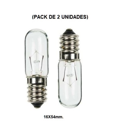 LAMP. T 22X48 24V-25W E14 (2 unidades)