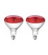 INFRARROJO 250w ROJO R-125 E-27 (2 UNIDADES)