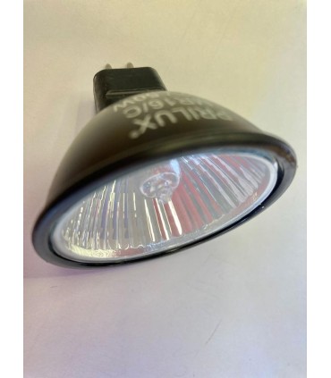 DICROICA 51mm 50W 12V 38º GU5,3  NEGRA