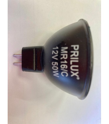 DICROICA 51mm 50W 12V 38º GU5,3  NEGRA