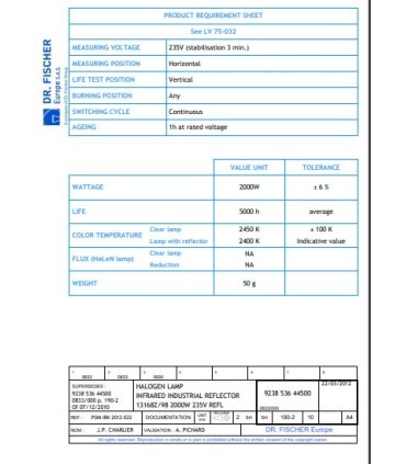 IRK 13168-Z/98 2000W-235V SK15