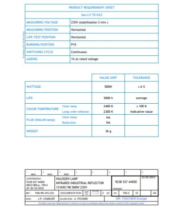 IRK 13169-Z/98 500W-235V SK15