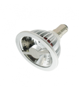 LED AR70 12V 7W 24º  3000º Ba15d