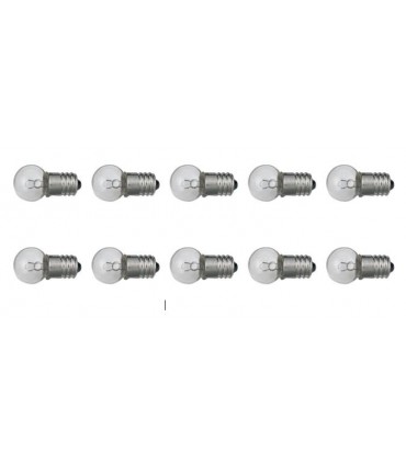 LAMP. XENON 2,4V-1,25A E10 (Caja 10 unidades)