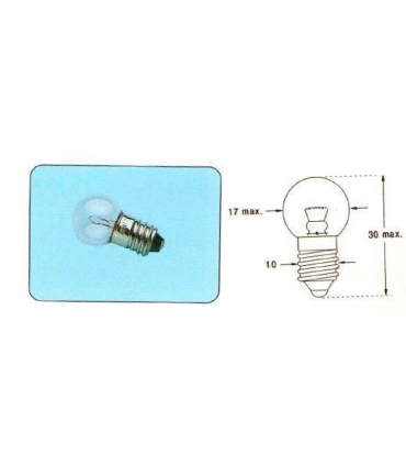 LAMP. XENON 3,6V-0,45A E10 (Caja 10 unidades)