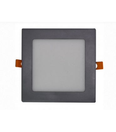 Downlight Empotrar cuadrado 18W color Aluminio
