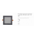 Downlight Empotrar cuadrado 18W color Aluminio