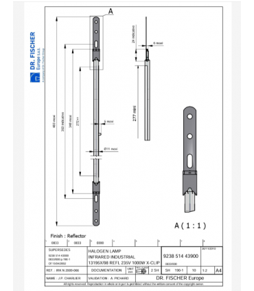 IRK 13195X 1000W-235V X-clip    Dr.fischer