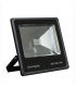 Proyector negro RGB con mando 120 grados IP65