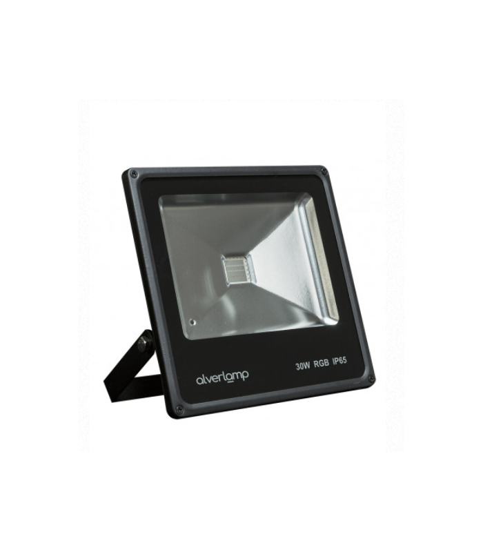 Proyector negro RGB con mando 120 grados IP65