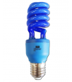 LAMP. ESPIRAL 13W AZUL  E27