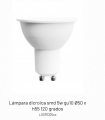 Lámpara dicroica smd 5w gu10 Ø50 x h55 120 grados