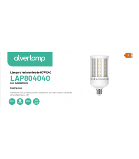 Lámpara led alumbrado 80w E-40 4000ºK