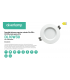 Downlight led para empotrar redondo 10w Ø98 x h36 120 grados gama-ip44