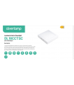 Downlight Slim 20W CCT Superficie Cuadrado  blanco