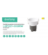 Downlight lop empotrado circular simétrico blanco LOP1227-CC085W