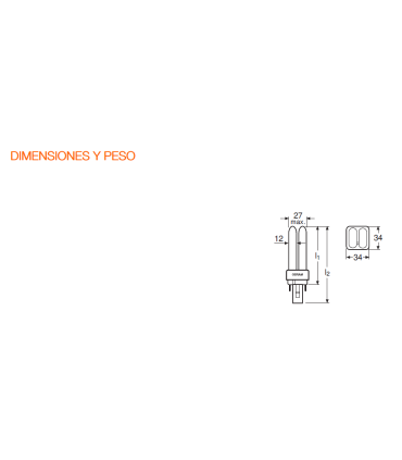 DULUX D 26W-840 G24D-3 (Caja 10 unidades) OSRAM
