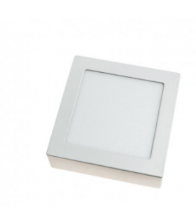 Downlight smd superficie cuadrado blanco 12w 170x170xh32 120 grados