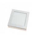 Downlight smd superficie cuadrado blanco 12w 170x170xh32 120 grados