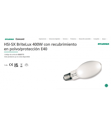 HSI-SX 400W/CO/P BriteLux *0020773*