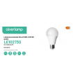 Lámpara led estándar 10w e27 smd Ø60 x h120 160 grados