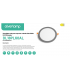 Downlight smd para empotrar redondo 18w Ø220 x h15 120 grados