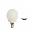 ESFERICA LED  ROJA 4w E-14