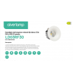 Downlight retail empotrar redondo fijo blanco 3,5w Ø48 x h36,5 24 grados