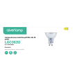 Lámpara dicroica cristal 6,5w gu10 Ø50 x h54 38 grados