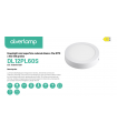 Downlight smd superficie redondo blanco 12w Ø170 x h32 120 grados