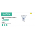 Lámpara dicroica cristal 6,5w gu10 Ø50 x h54 38 grados