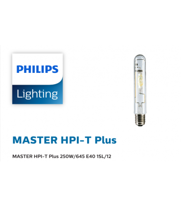 MASTER HPI-T Plus 250W/645 E40 1SL/12