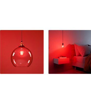 LÁMPARA FILAMENTO ROJO - 4W - RED